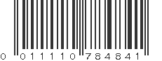 UPC 011110784841