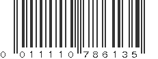 UPC 011110786135