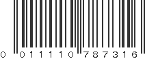 UPC 011110787316