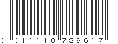 UPC 011110789617