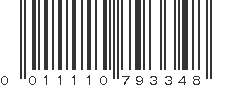 UPC 011110793348