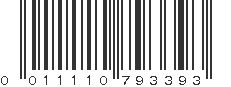 UPC 011110793393