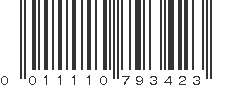 UPC 011110793423