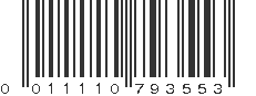 UPC 011110793553