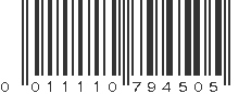 UPC 011110794505