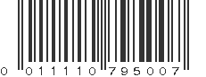 UPC 011110795007