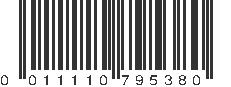 UPC 011110795380