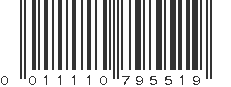 UPC 011110795519