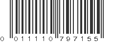 UPC 011110797155