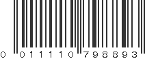 UPC 011110798893