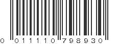 UPC 011110798930