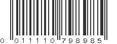 UPC 011110798985