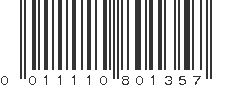 UPC 011110801357