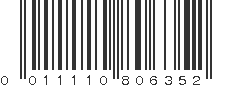 UPC 011110806352