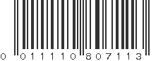 UPC 011110807113