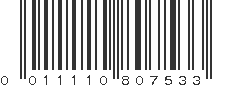 UPC 011110807533