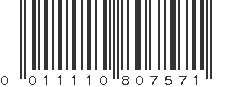 UPC 011110807571