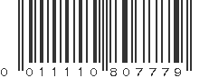 UPC 011110807779