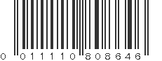 UPC 011110808646