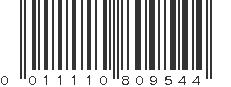 UPC 011110809544