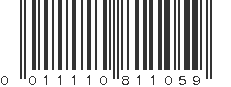 UPC 011110811059