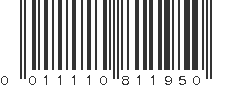 UPC 011110811950