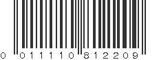 UPC 011110812209