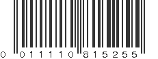 UPC 011110815255