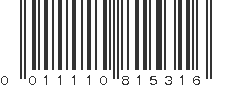 UPC 011110815316