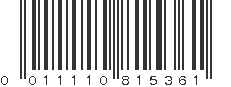 UPC 011110815361