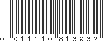 UPC 011110816962