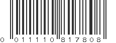 UPC 011110817808