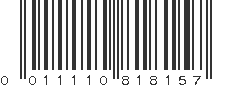 UPC 011110818157