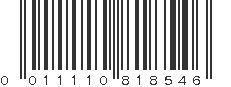 UPC 011110818546