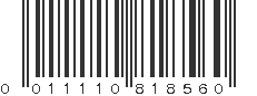 UPC 011110818560