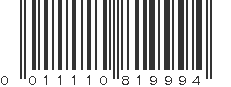 UPC 011110819994