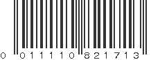 UPC 011110821713