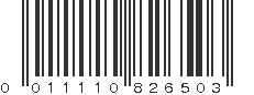 UPC 011110826503