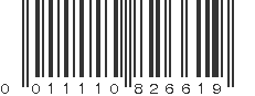 UPC 011110826619