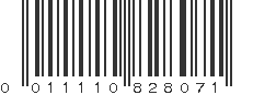 UPC 011110828071