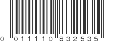 UPC 011110832535