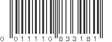 UPC 011110833181