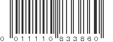 UPC 011110833860