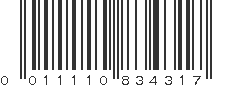 UPC 011110834317