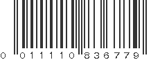 UPC 011110836779