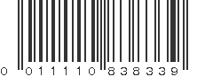 UPC 011110838339