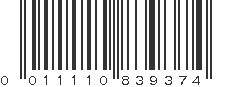 UPC 011110839374