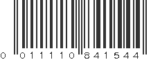 UPC 011110841544