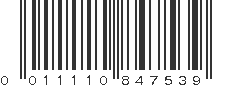 UPC 011110847539