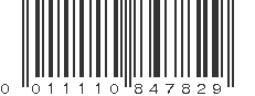 UPC 011110847829